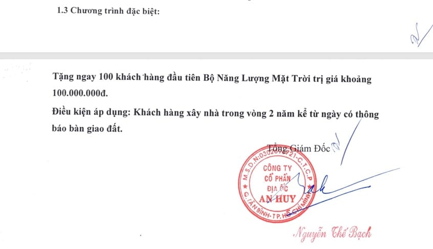 ưu đãi đặc biệt dự án an huy mỹ việt long an