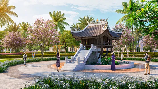 chùa một cột khu dân cư an huy mỹ việt long an