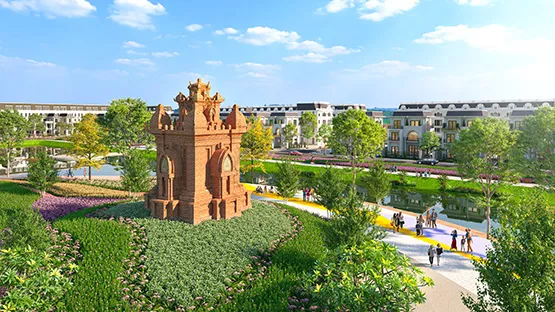 tháp ponagar khu dân cư an huy mỹ việt long an